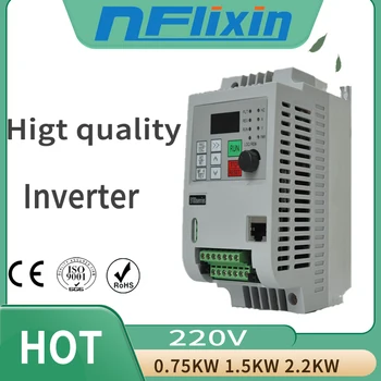 

CNC Spindle motor speed control 220v 2.2kw VFD Variable Frequency Drive VFD Inverter 1HP or 3HP Input 3HP frequency inverter