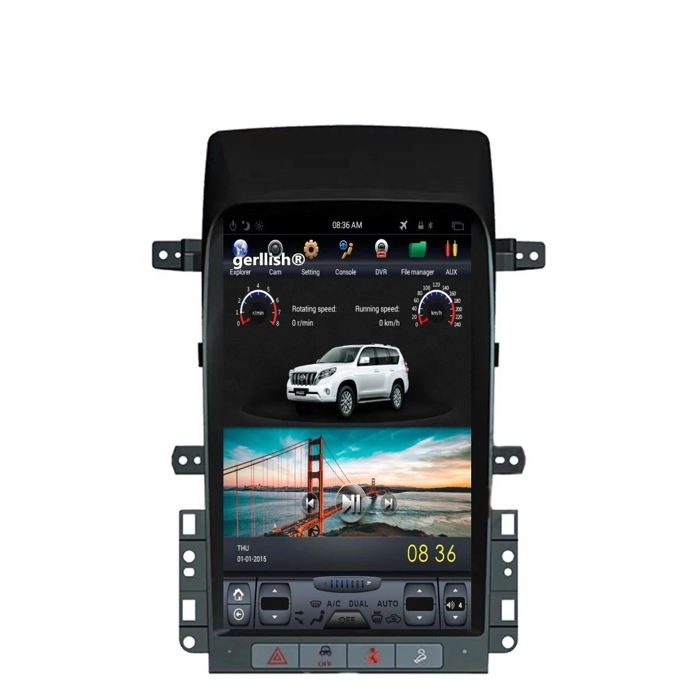 13.6 tesla стиль вертикальный экран Автомобильный dvd-плеер на основе Android для Chevrolet captiva 2008-2012 радио аудио стерео