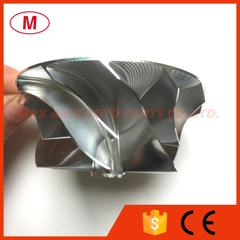 GT2871 452546-0005 53,11/70,98 мм 6+ 6 лезвий гоночный турбо заготовка компрессора колеса/Алюминий 2618/Turbo фрезерные колеса для Trim56