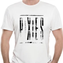 Koszulka z Logo Pixies Distressed-Neu Und Offiziell tanie tanio SHORT Z okrągłym kołnierzykiem 2018 men women Sukno POLIESTER spandex COTTON Na co dzień W stylu rysunkowym