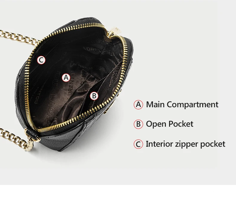 LAORENTOU модная женская сумка для телефона, мини сумка через плечо, настоящая кожа, Ретро стиль, Iphone 11, сумка на плечо с цепочкой, винтажная сумка из воловьей кожи