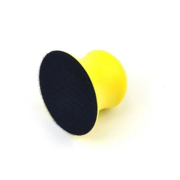 

3 Inch Gluing Tray Manual Sanding Block Polishing Pad For Hook &Loop Disc Tool