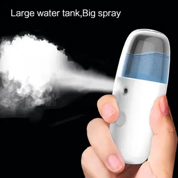

30ml Face Steamer Mist Sprayer Mini Nano Portable Face Hydration Sprayer Atomization Moisturizing Sprayer USB Charging Hydration
