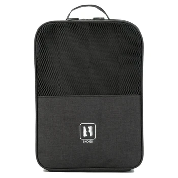 

Portable Shoe Storage Bag Shoe Classification Bag Zipper Lock Travel Luggage Storage Bag Home Organizer Accessories Black