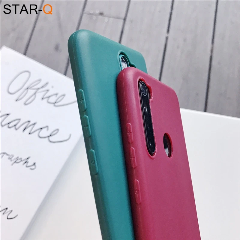 candy color silicone phone case for oppo realme 5i c3 6i 6 5 7 5g pro find x2 pro lite matte soft tpu cover cases waterproof cell phone pouch