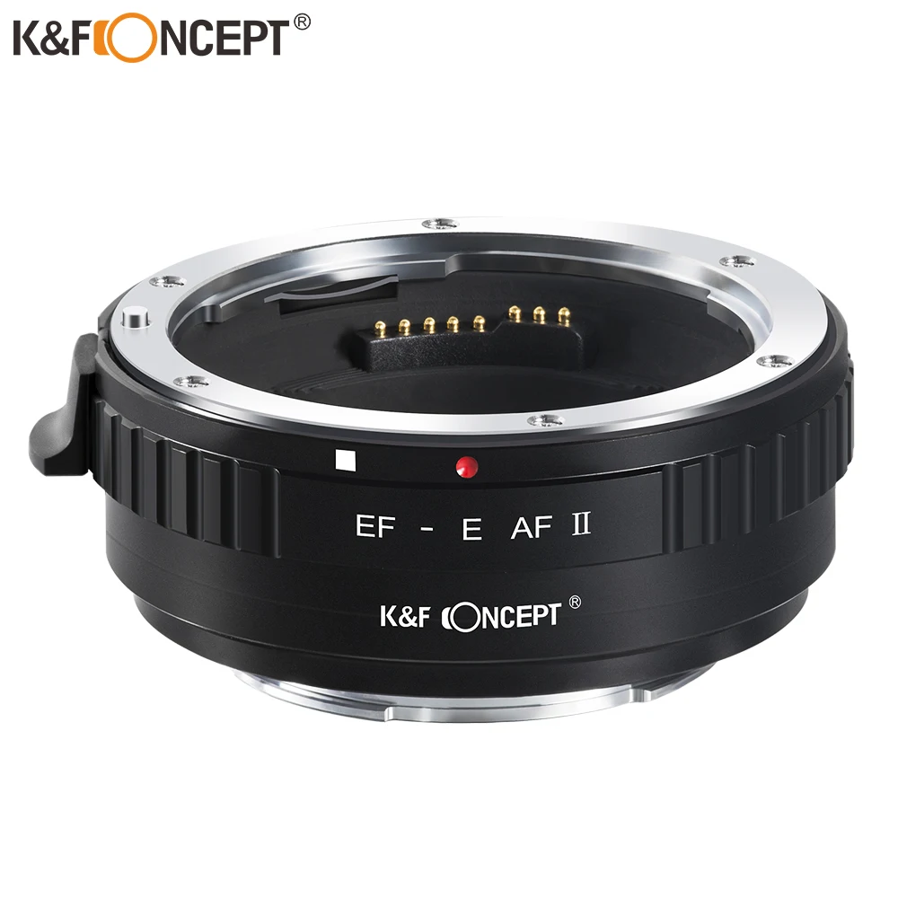 K&F Concept EOS EF lens to NEX E Mount Adapter Auto Focus Adapter Ring for Canon EOS EF EF-S Mount Lens to Sony E NEX Mount
