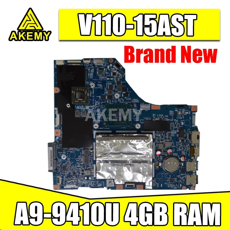 Новая V110-15AST материнская плата для For Lenovo LV114_ASR_MB 15283-2 Laotop с Radeon 530 GPU A9-9410U 4 Гб RAM |