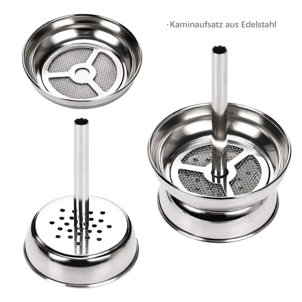 Аксессуары для кальяна наргиле с большим дымом материал из нержавеющей стали без