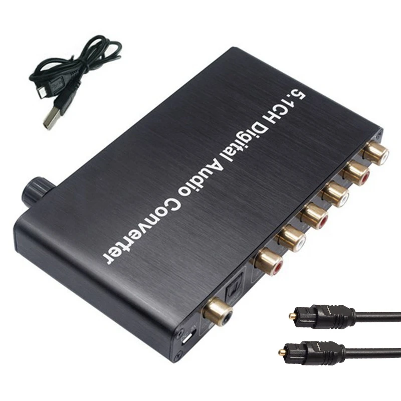 5.1ch Digital Audio Converter Dts / Ac3 Dolby Decoding Spdif Input To 5.1 Decoder Spdif Coaxial