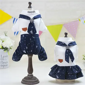 

New Pet Spring / Summer Skirt Dog Clothing Teddy Bichon VIP Leisure Four-legged Clothing Manufacturer