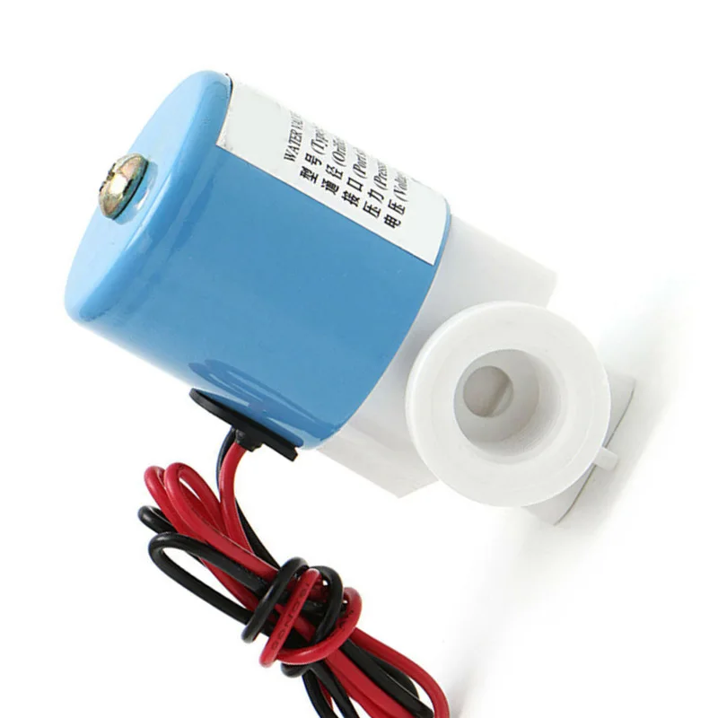 G1/4 Соленоидный клапан пластиковый нормально закрытый 2 способа 12 V/DC 0-120PSI 0-0.8MPa набор