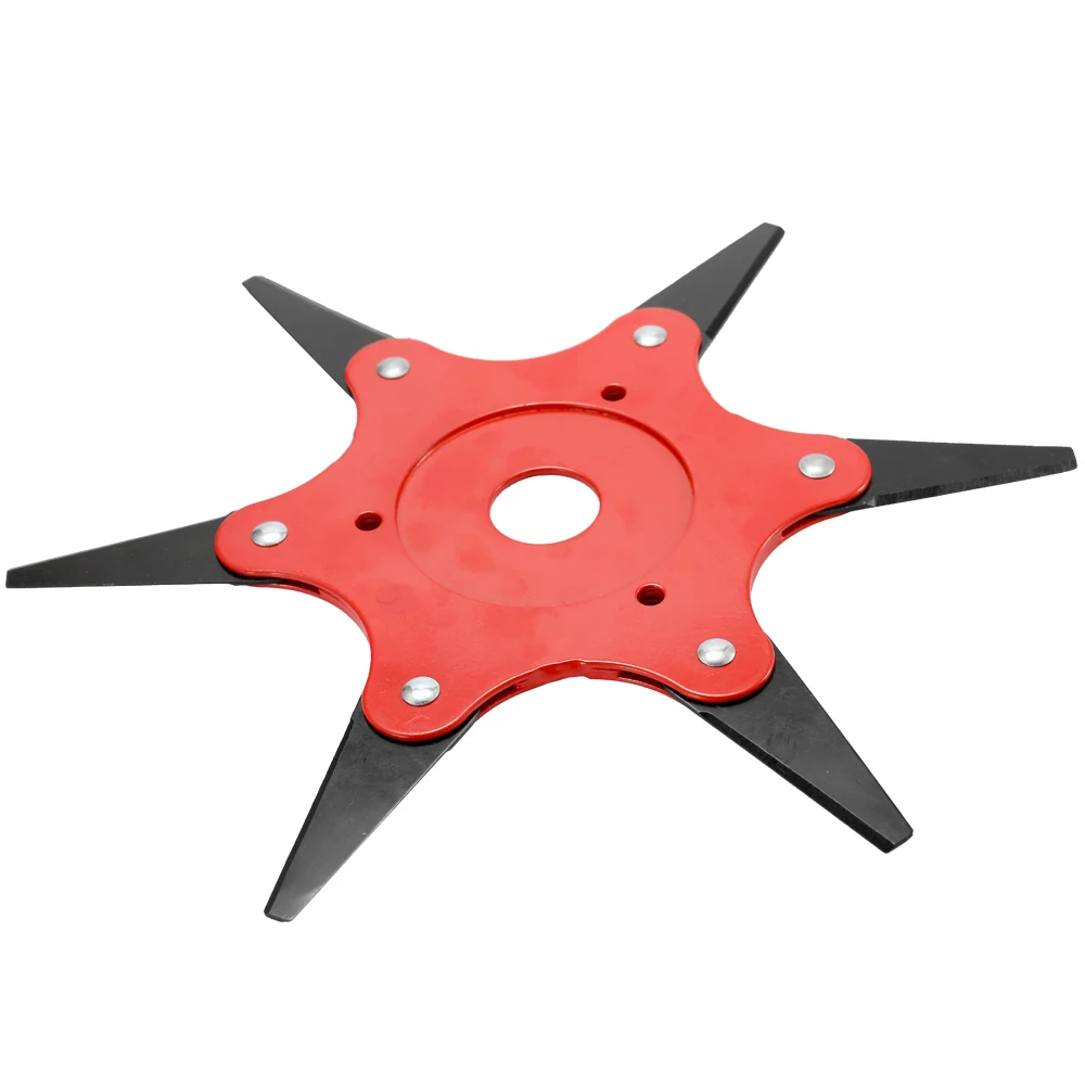 180 Degrees Rotatable Lawn Mower Blade Brush Cutter Universal Garden Grass Trimmer Blades with Double-sided Cutting Edge