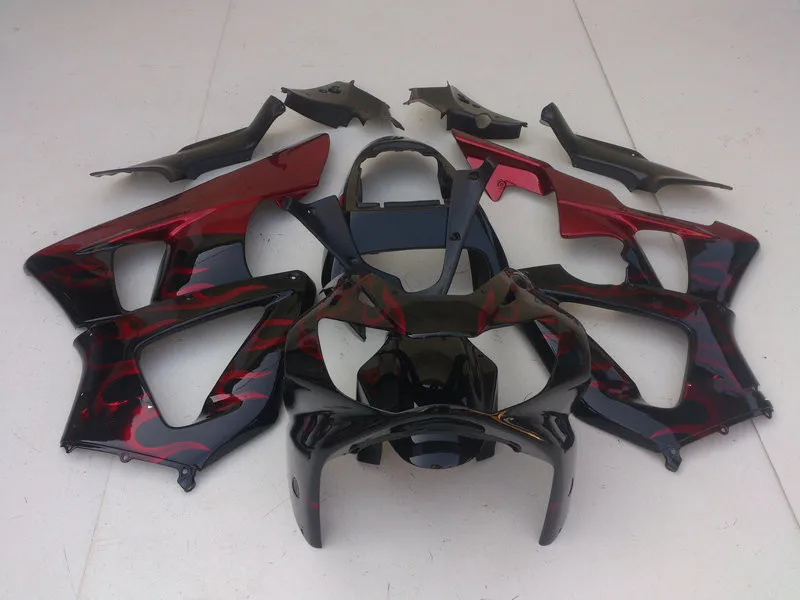 Комплект обтекателей инъекций для HONDA CBR900RR 929 00 01 CBR 900 RR 900RR 2000 2001 красный