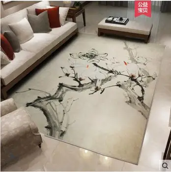 

4000*3000mm Chinese Classcial Style Polypropylene Delicate Soft Large Carpet For Living Room Home Floor Mat Bedroom Fashion Rug