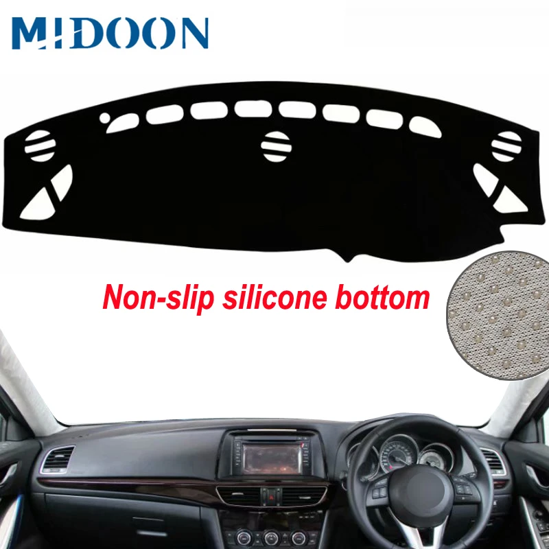 Leather Dashboard Cover Dashboard Cover Mat For 2010-2013 Mazda 3 Sedan/Hatchbac Mazda 3 2010 Accessories