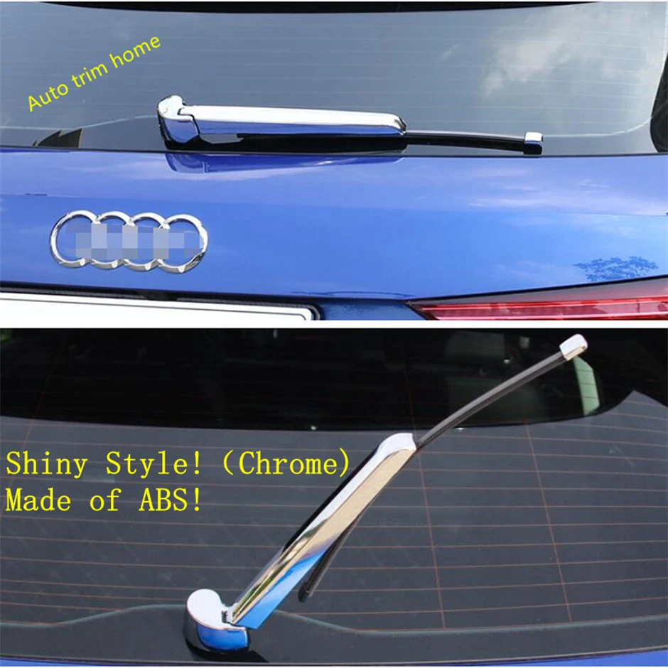 

Lapetus Chrome Rear Back Windshield Window Wiper Cover Trim A Set Fit For Audi Q3 2019 2020 ABS Auto Accessories