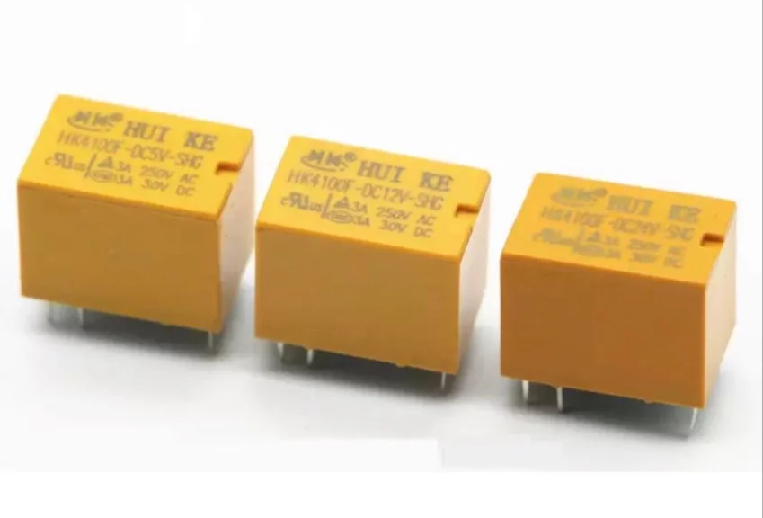 10 шт. катушки DPDT 6 Pin 1NO 1NC мини Мощность реле PCB Тип HUI KE HK4100F-DC5V-SHG HK4100F-DC9V-SHG HK4100F-DC12V-SHG |