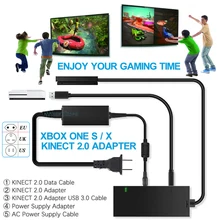 Для Xbox One S/X/Windows PC Kinect адаптер 2,0 последняя версия Датчик питания для X Box One S/X Somato сенсор y игры