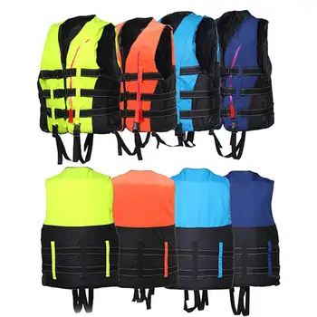 

Outdoor Profession Surfing Motorboat Fishing Life Vest Polyester Adult Water Sports Safety Swimming Floating Survival Man Jacket