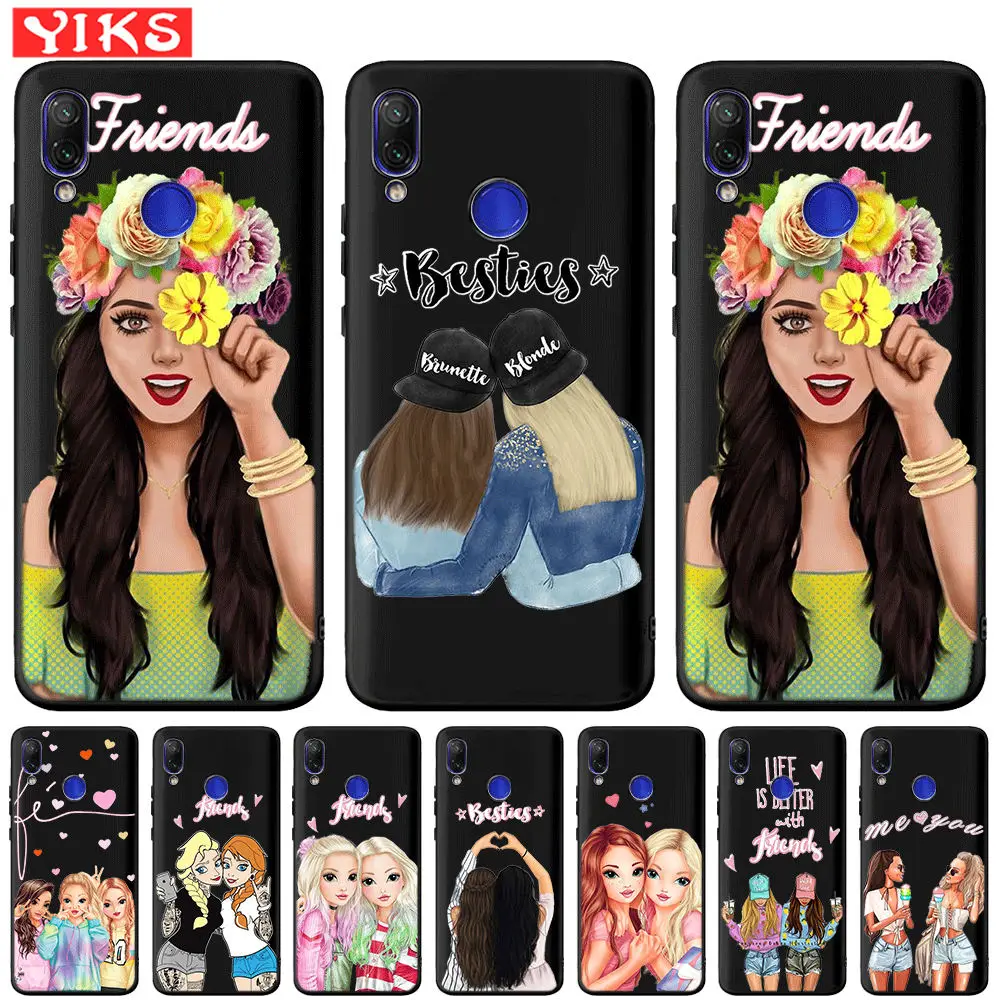 

Girlfriend Best Friend Female Phone Case For Xiaomi Redmi Note 7 7A 6 Pro 6A 5A Prime Mi A1 5X A2 Lite 6X 4X 5 Plus Pocophone F1