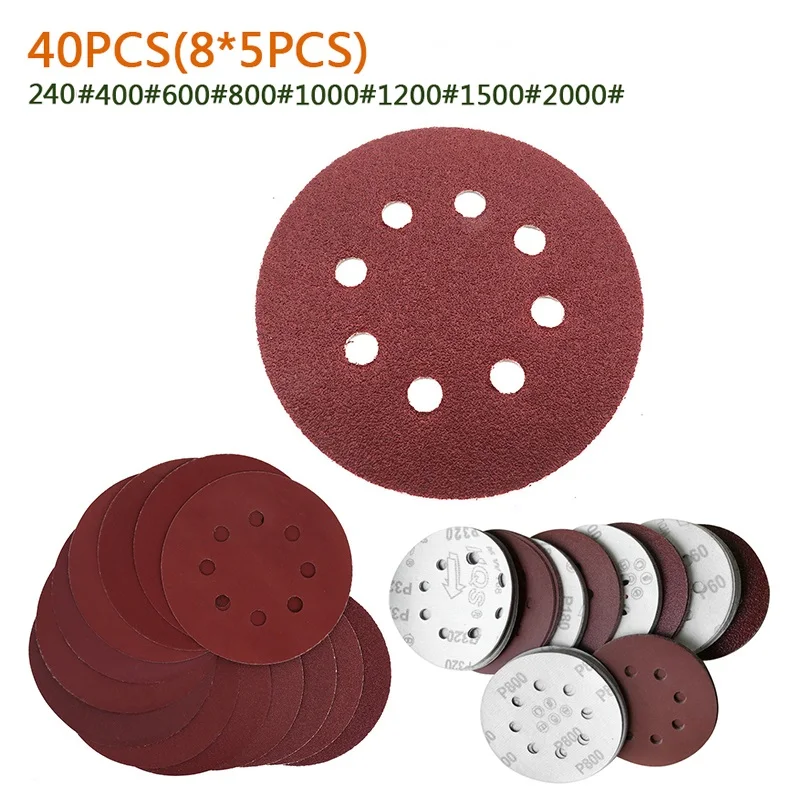 Round Sanding Disc Polishing 240 2000 Grit Plastic Grinding Finishing