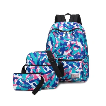 

Printed Backpack 2019 New Women's bag Korean Version Of The Campus Junior High School Student bag Backpack