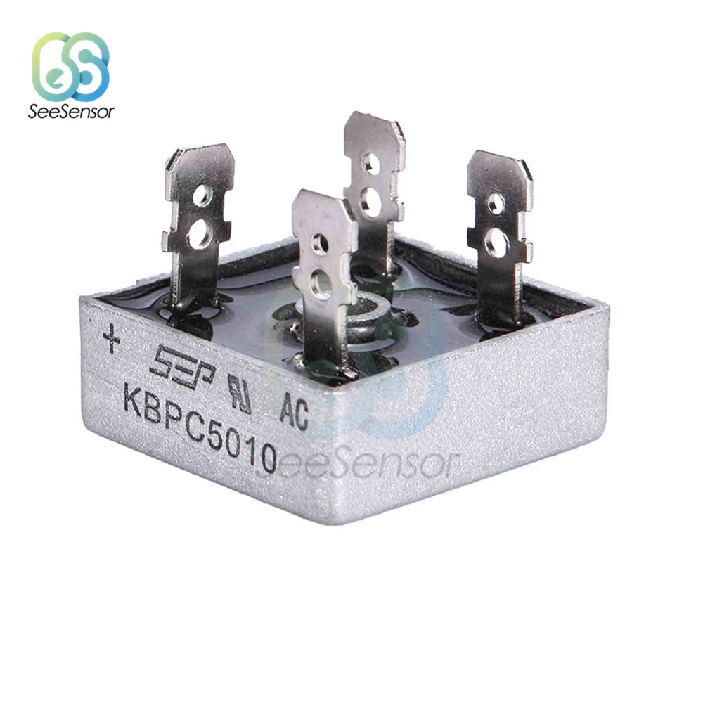 KBPC5010 Single-phases Diode Bridge Rectifier 50A 1000V KBPC 5010 Power Rectifier Diode Electronic Components