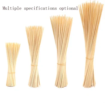 

Disposable barbecue bamboo skewers skewers fragrant fruit skewers fried skewers grilled gluten round bamboo skewers 25cm30cm