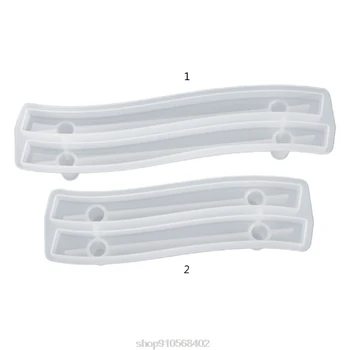 

Crystal Epoxy Resin Mold Fruit Plate Bending Handle Casting Silicone Mould DIY Crafts Decoration Making Tool O06 20 Dropshipping