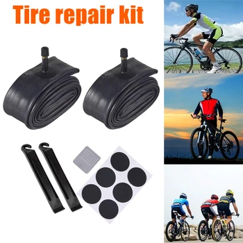 

Hot Sale Mountain Bike Tire Inner Tube Bicycle Cycling 2pcs Inner Tubes Bike Repair Kit