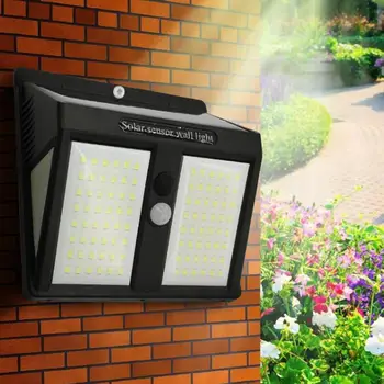

146LED Solar Lamp Outdoor Waterproof Column head light For Garden wall lamp garden Post Deck Cap Column Fence Landscape Lamp