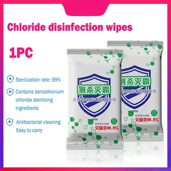 

Antibacterial Wet Wipe Tissue Clean Health Care Hand Camping Travel Packs 5PC 100 Percent Bacteria Free non-woven Material #30
