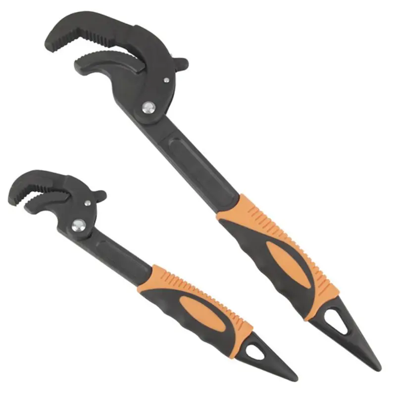 

Universal Key Pipe Self-locking Adjustable Wrench Open End Spanner Set Metal