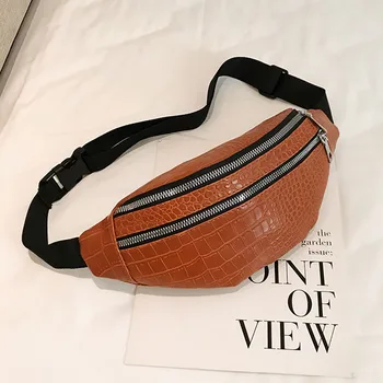 

Unisex Waist Bag Women Sport Waist Pocket Fanny Packs Belt Bag Luxury Brand Leather Waist Pack Hip Belt Bum Pouch Men Bag