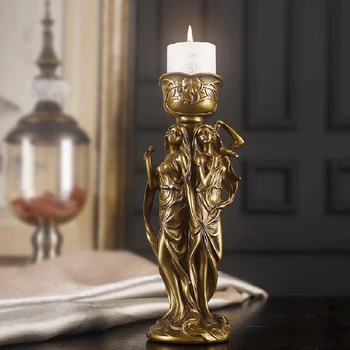 

San Valentin Decoracion Wedding Table Centerpieces Home Romantic Tealight Vintage Candle Holders Candelabros Ferforje QLB102