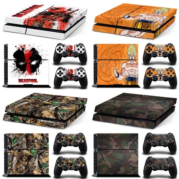 

For Playstation 4 Dualshock 4 Skin Protection Stickers PS4 Game Console + 2 Controller Body Skin
