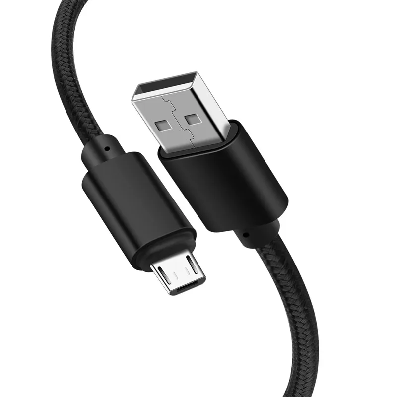 Для iPhone 6 7 8 Plus XS samsung S6 S7 1-3M Плетеный Кабель MIcro USB зарядное устройство данных IOS type-c зарядка