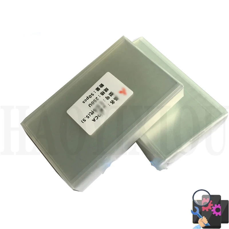 50 шт. оригинальная 250um OCA пленка для iPhone 4s 5 5s 6 6s plus 7 8 7plus X оптический клей Mitsubishi oca