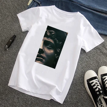 

Femme tshirt Men's streetwear new David Michelangelo Summer Short Sleeve Funny Printed Funny print Harajuku T-shirt Men's tshirt