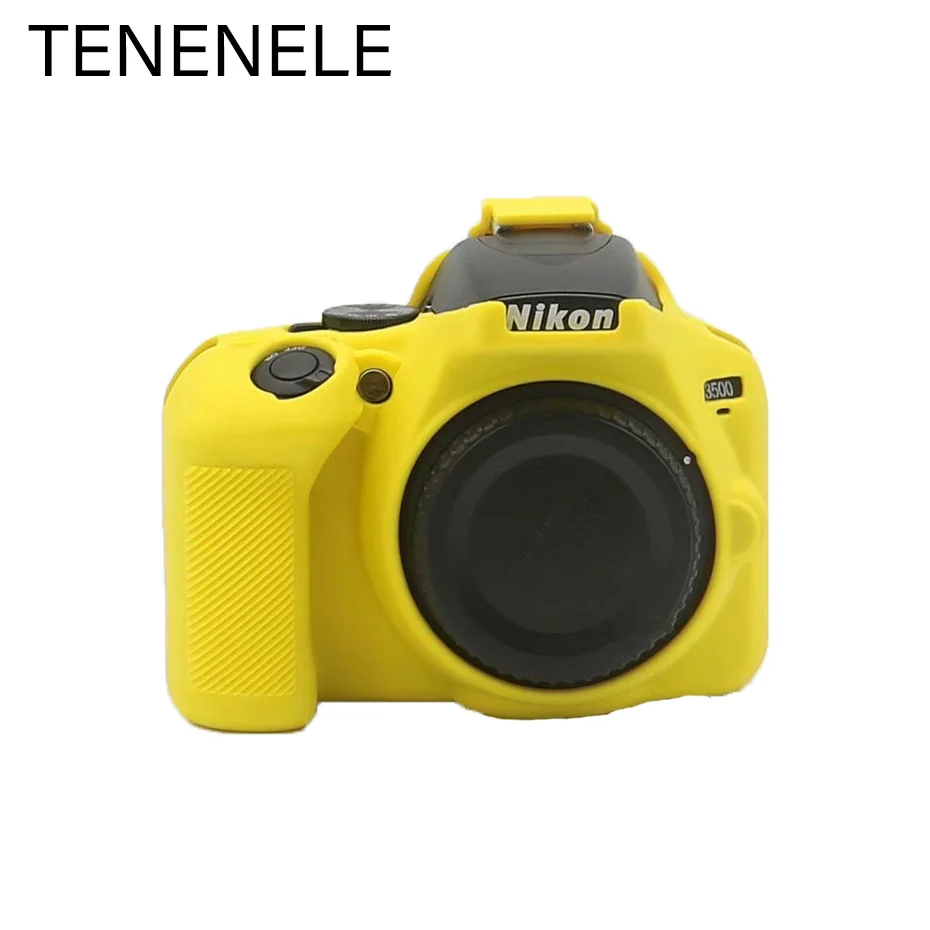 TENENELE D3500 защитный чехол для камеры Мягкий силиконовый защитный чехол для Nikon D3500 резиновая крышка батарейный отсек сумки для камеры