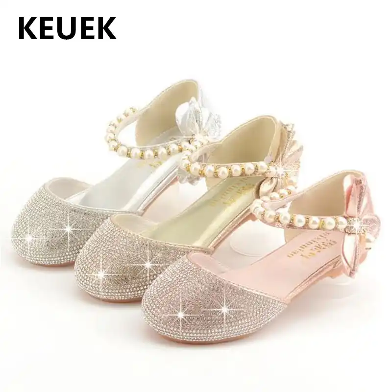 New Summer Kids Princess Shoes Children Students Party Sandals for Girls