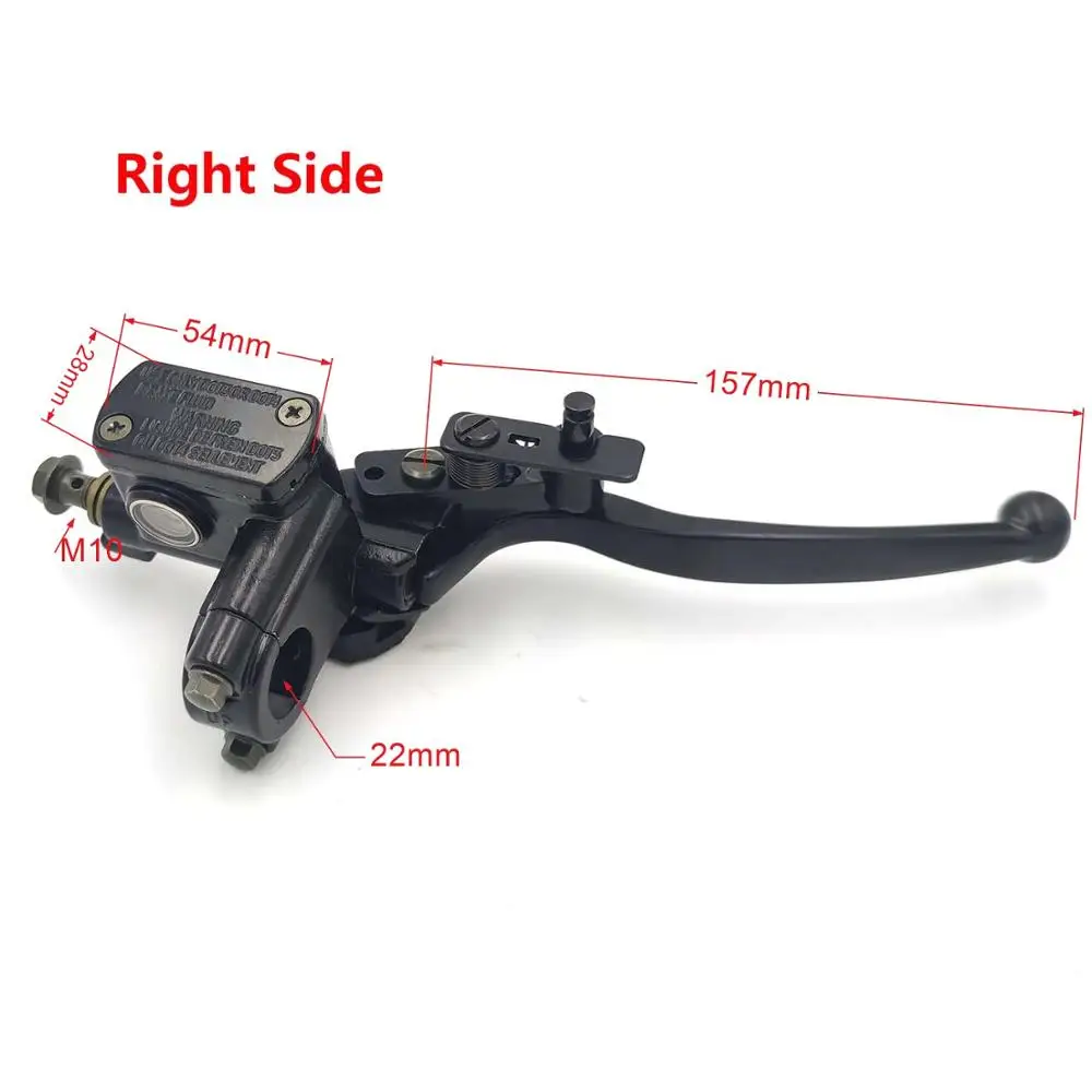 1 шт. левый/Rgiht тормозной насос 7/8 дюйма Quad Bike ATV передний правый главный цилиндр