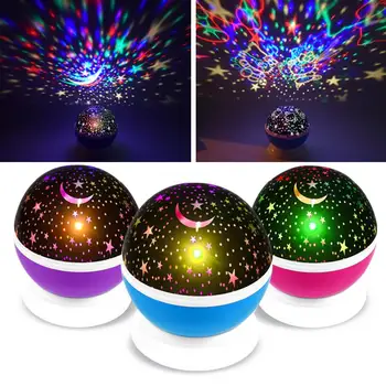 

Night Light Projection Lamp Pink/Blue/Purple Multi Patterns Fantasy Blue Cat Purple Monkey Romantic Gifts Home Decor