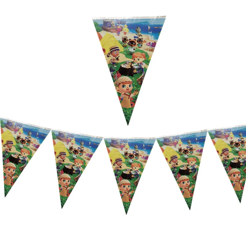 diy photo booth frame Animal Crossing Theme Birthday Party Supplies Paper Cup Plate Straws Flags Party Tablecloth Kids Favor Toys Decor Cake Topper event rentals near me