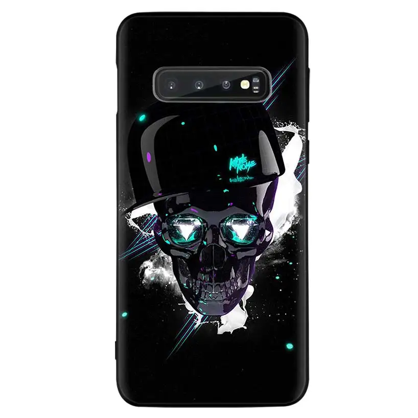 Горячий камень с прикольным череп черный чехол для samsung Galaxy A50S A10S A20S A10 A20E A30 A40 A50 A70 M40 M30S A80 чехол для телефона - Цвет: BD283-8