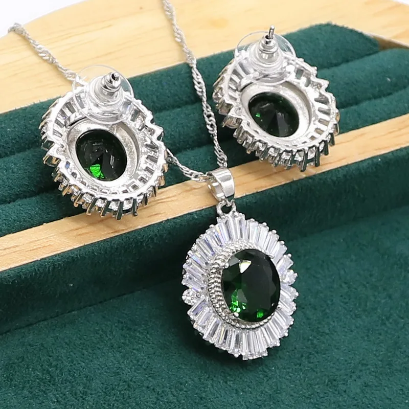 Silver Jewelry Set Jewelry Set Silver Jewelry 925 Silver for Women Bracelet Earrings Necklace Ring