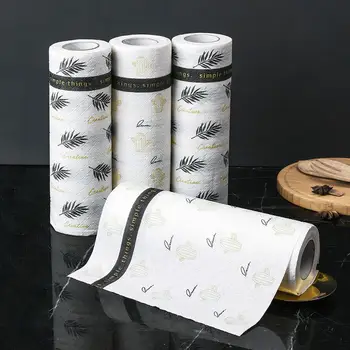 

Kitchen Towel Reusable Multifunction Hands Wiping Dish Dry Wet Washable Absorbent Anti Oil Cleaning Cloth Paper 5.0