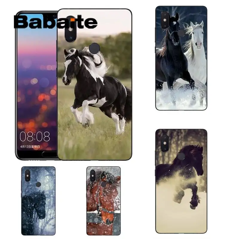 Babaite Фредерик большая красота лошадь чехол для телефона Redmi note8Pro note5 note7 note 8t 9 note9s