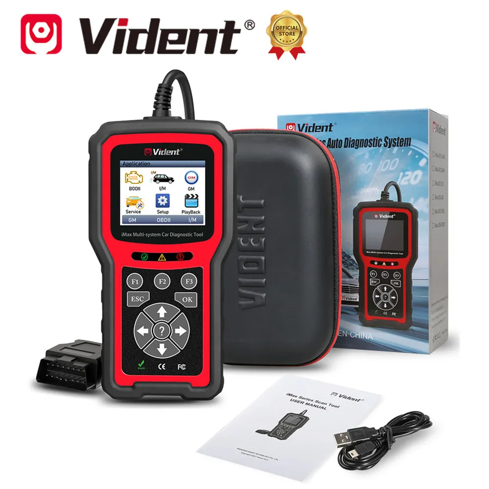 Диагностический инструмент VIDENT iMax4304 для GM/Buick OBD2 поддержка SAS DPF EPB тестирование