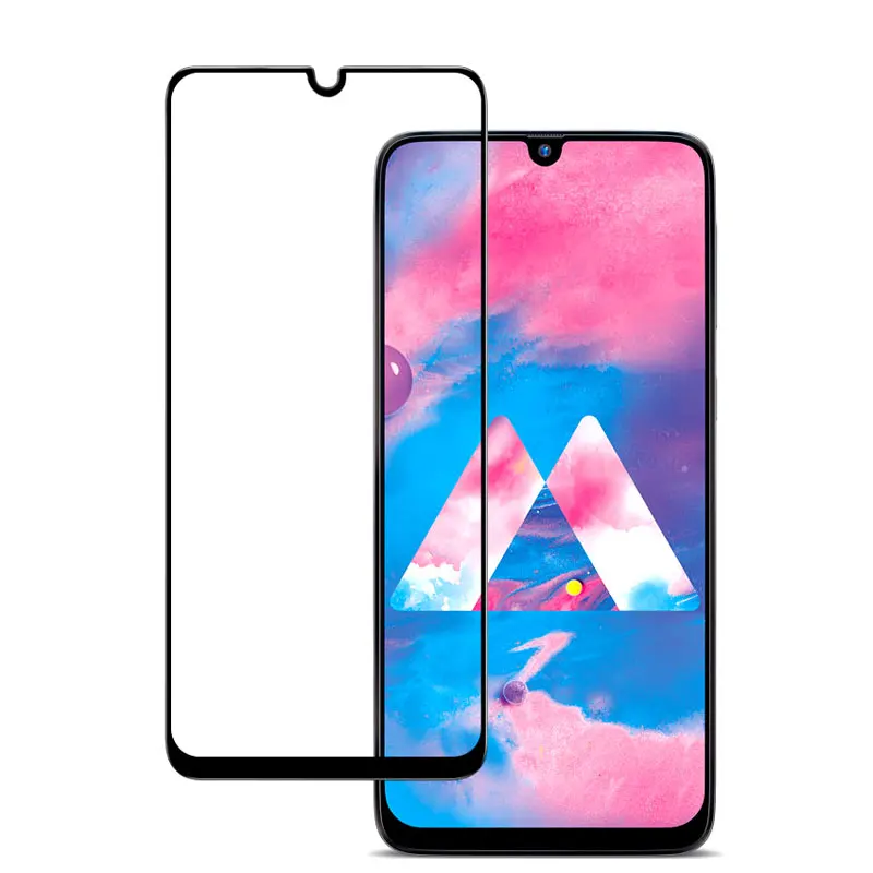 2 шт Защитная пленка для экрана для samsung Galaxy A50, закаленное стекло 9 H, полностью покрывающая стекло, пленка для samsung Galaxy A30/A70/A40/A20